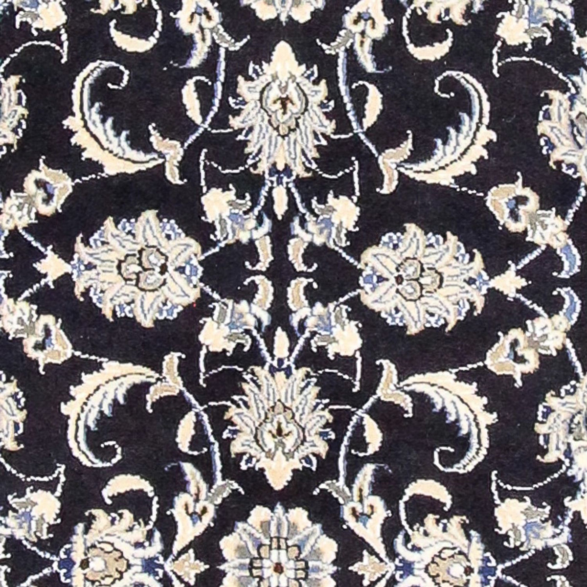 Biegacz Dywan perski - Nain - 394 x 79 cm - ciemnoniebieski