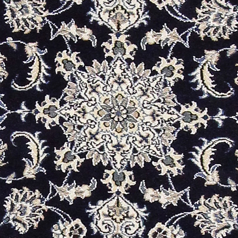 Biegacz Dywan perski - Nain - 383 x 76 cm - ciemnoniebieski