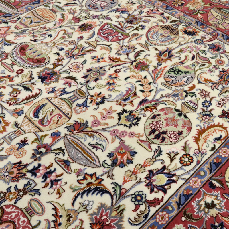 Dywan perski - Klasyczny - 305 x 200 cm - kremowy