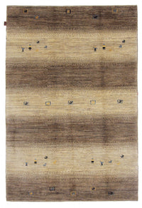 Gabbeh Teppich - Loribaft Indus - 245 x 166 cm - dunkelbeige