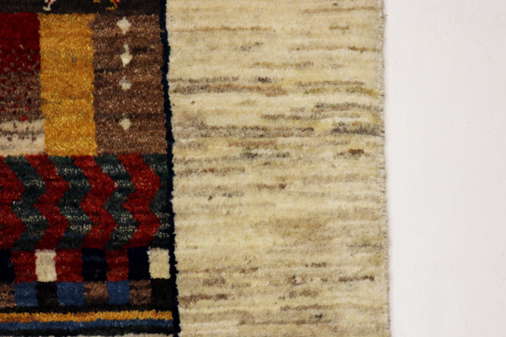 Gabbeh Teppich - Loribaft Indus - 200 x 154 cm - mehrfarbig