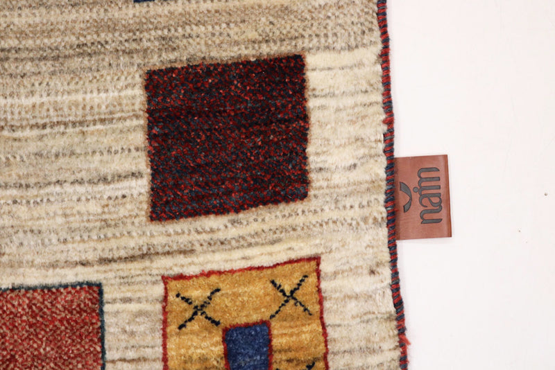 Gabbeh Teppich - Loribaft Indus - 156 x 102 cm - beige