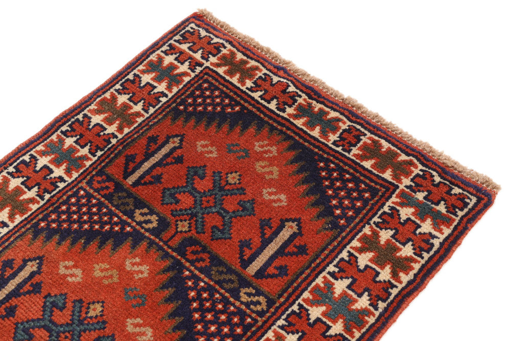 Läufer Perser - Nomadic - 190 x 65 cm - rot