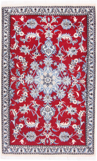 Perserteppich - Nain - 138 x 86 cm - rot