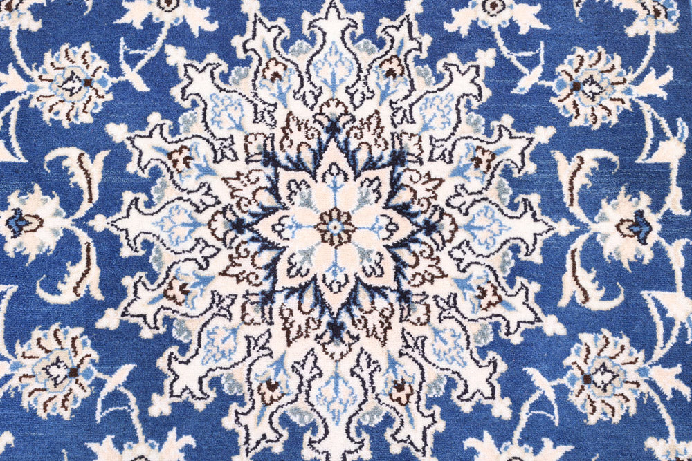 Perserteppich - Nain - 211 x 122 cm - blau