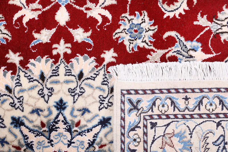 Perserteppich - Nain - 231 x 167 cm - rot