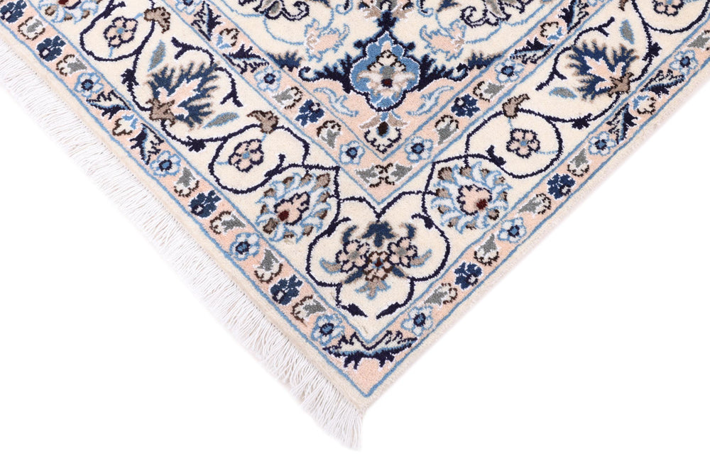 Perserteppich - Nain - 202 x 119 cm - dunkelblau