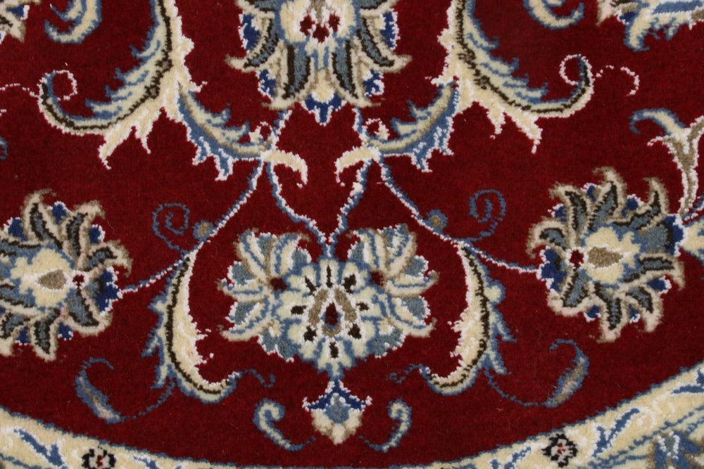 Perserteppich - Nain rund  - 150 x 150 cm - rot