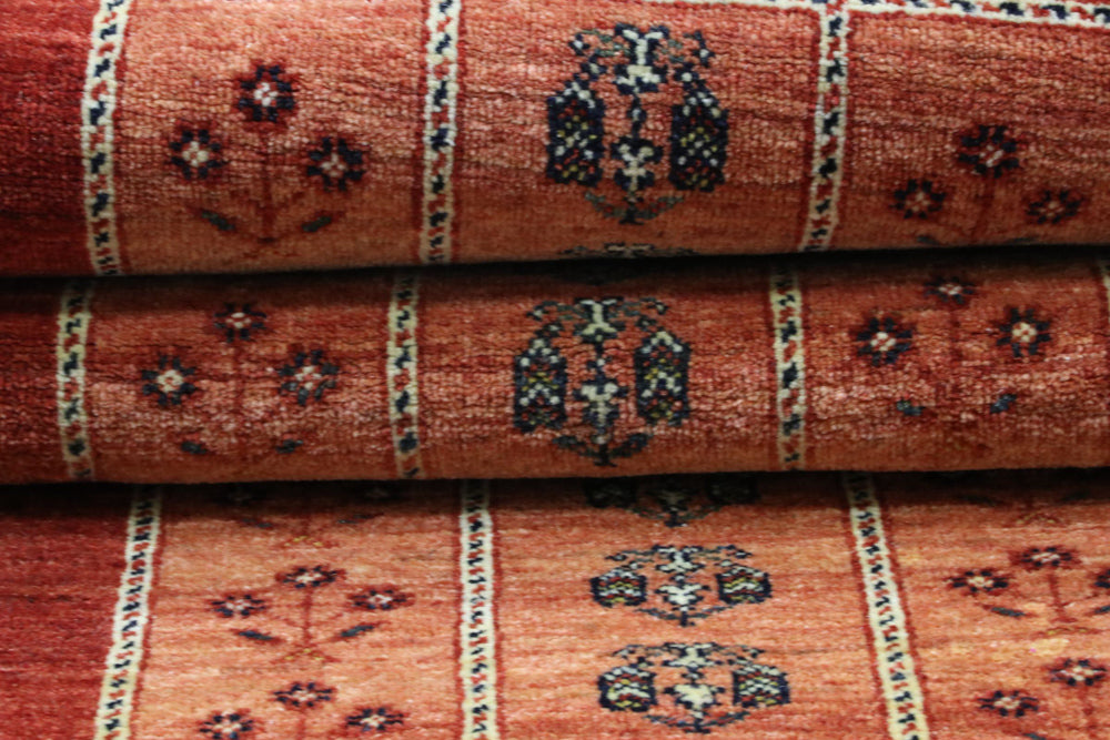 Läufer Gabbeh - Kaschkuli Perser - 290 x 82 cm - hellrot