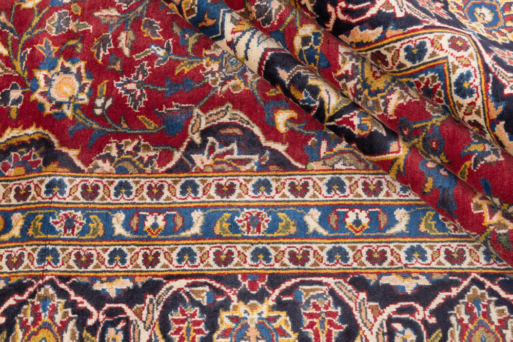 Perserteppich - Keshan - 350 x 250 cm - rot