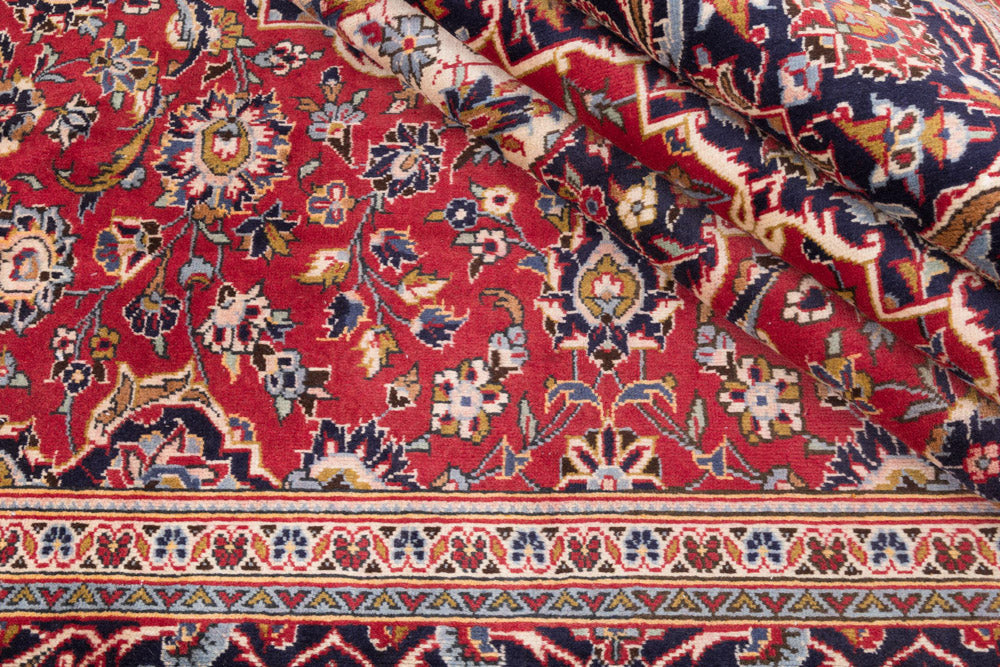 Perserteppich - Keshan - 345 x 250 cm - rot