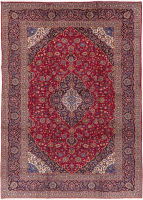 Perserteppich - Keshan - 420 x 305 cm - rot