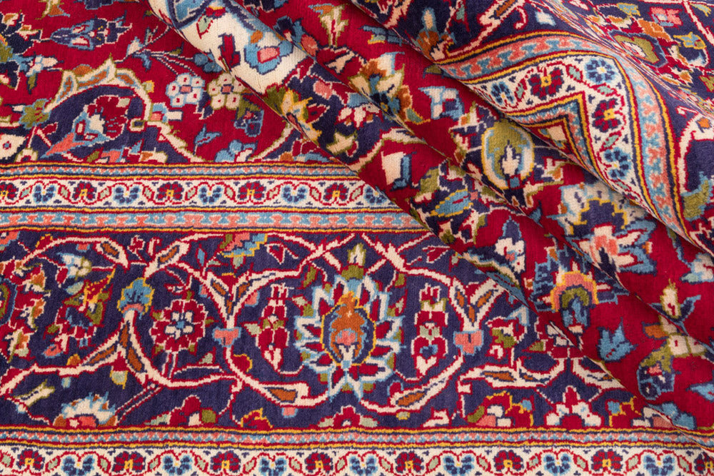 Perserteppich - Keshan - 322 x 205 cm - rot