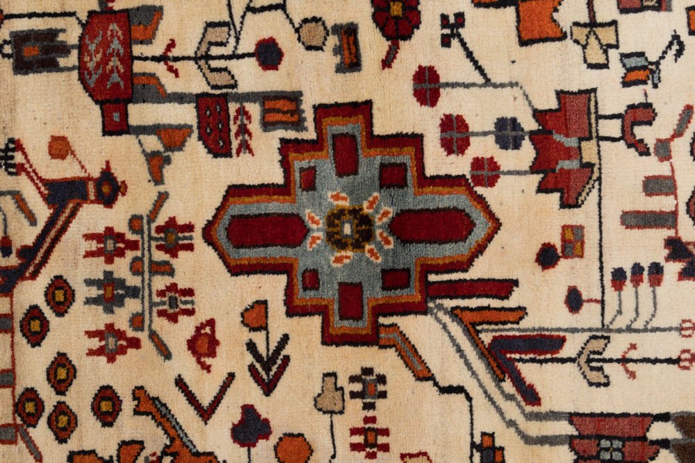 Perserteppich - Nomadic - 200 x 122 cm - beige