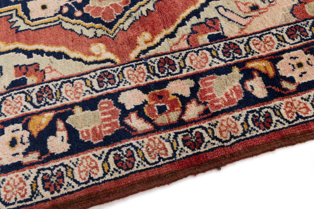 Perserteppich - Nomadic - 220 x 147 cm - hellrot