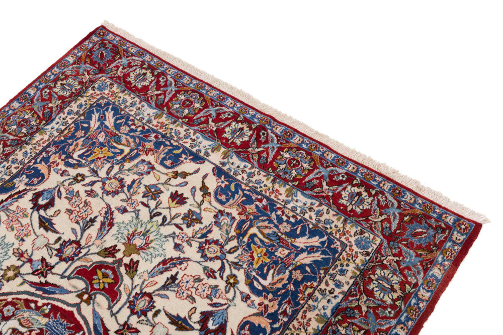Perserteppich - Isfahan - Premium - 207 x 148 cm - creme