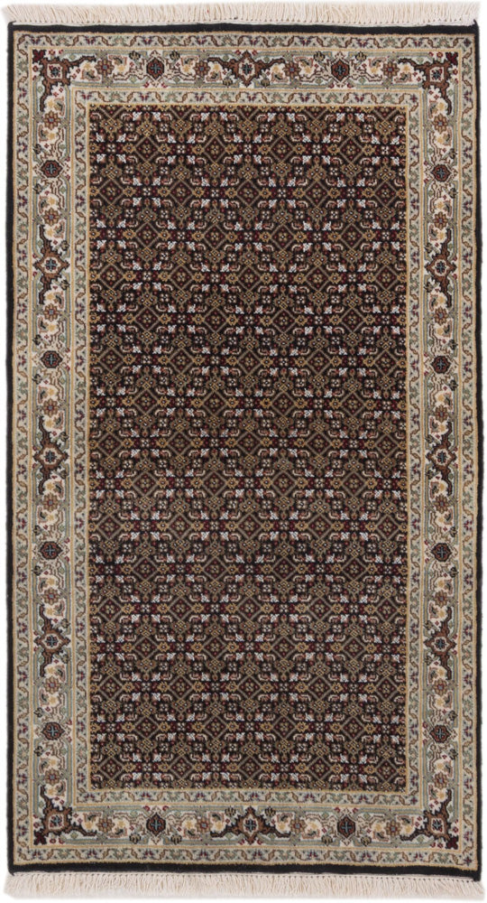 Orientteppich - Täbriz - 159 x 93 cm - dunkelbeige