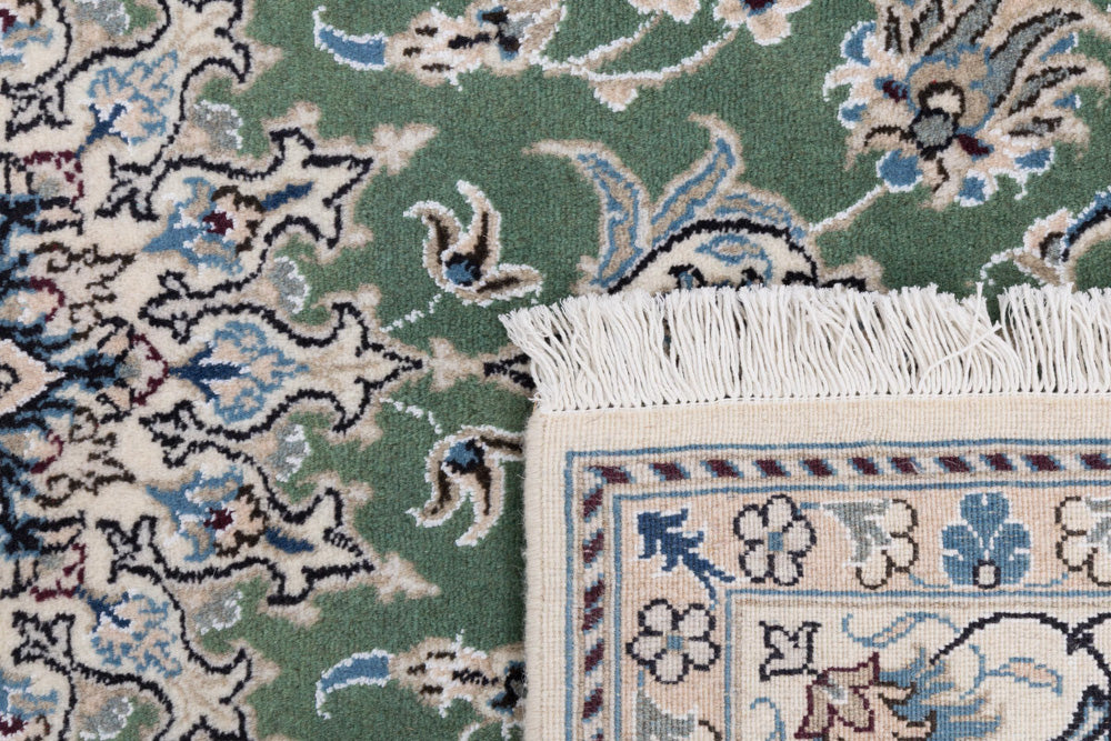 Perserteppich - Nain - 204 x 146 cm - grün