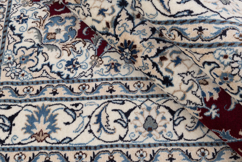 Perserteppich - Nain - 237 x 161 cm - rot