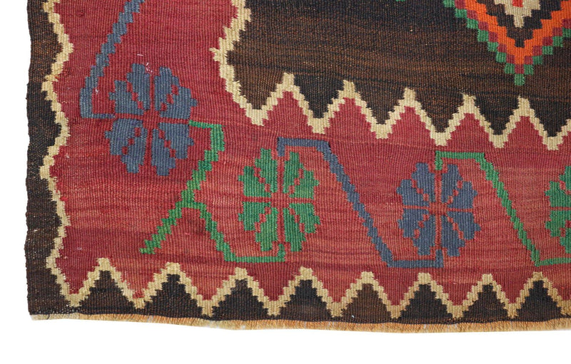 Dywan Kelim - Orientalny - 303 x 158 cm - niebieski