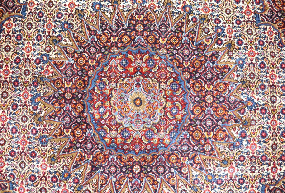 Dywan perski - Klasyczny - 250 x 200 cm - niebieski