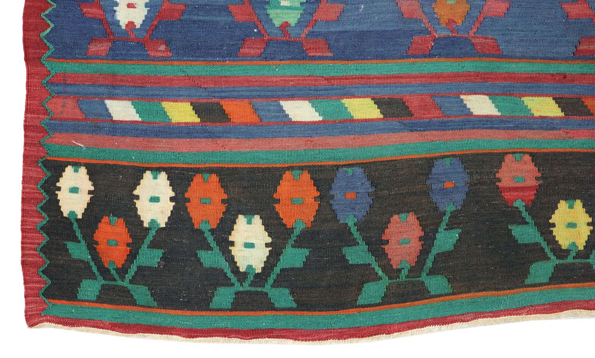 Dywan Kelim - Orientalny - 244 x 174 cm - wielokolorowy