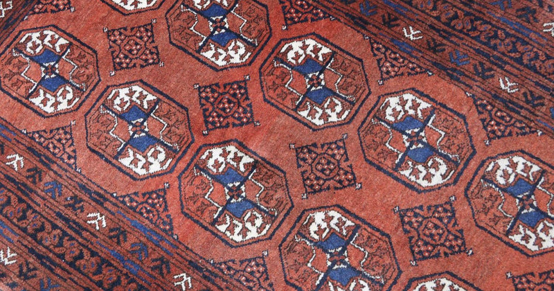 Dywan afgański - 155 x 103 cm - ciemna czerwień