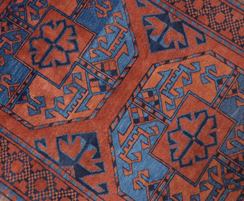 Dywan afgański - 124 x 90 cm - czerwony