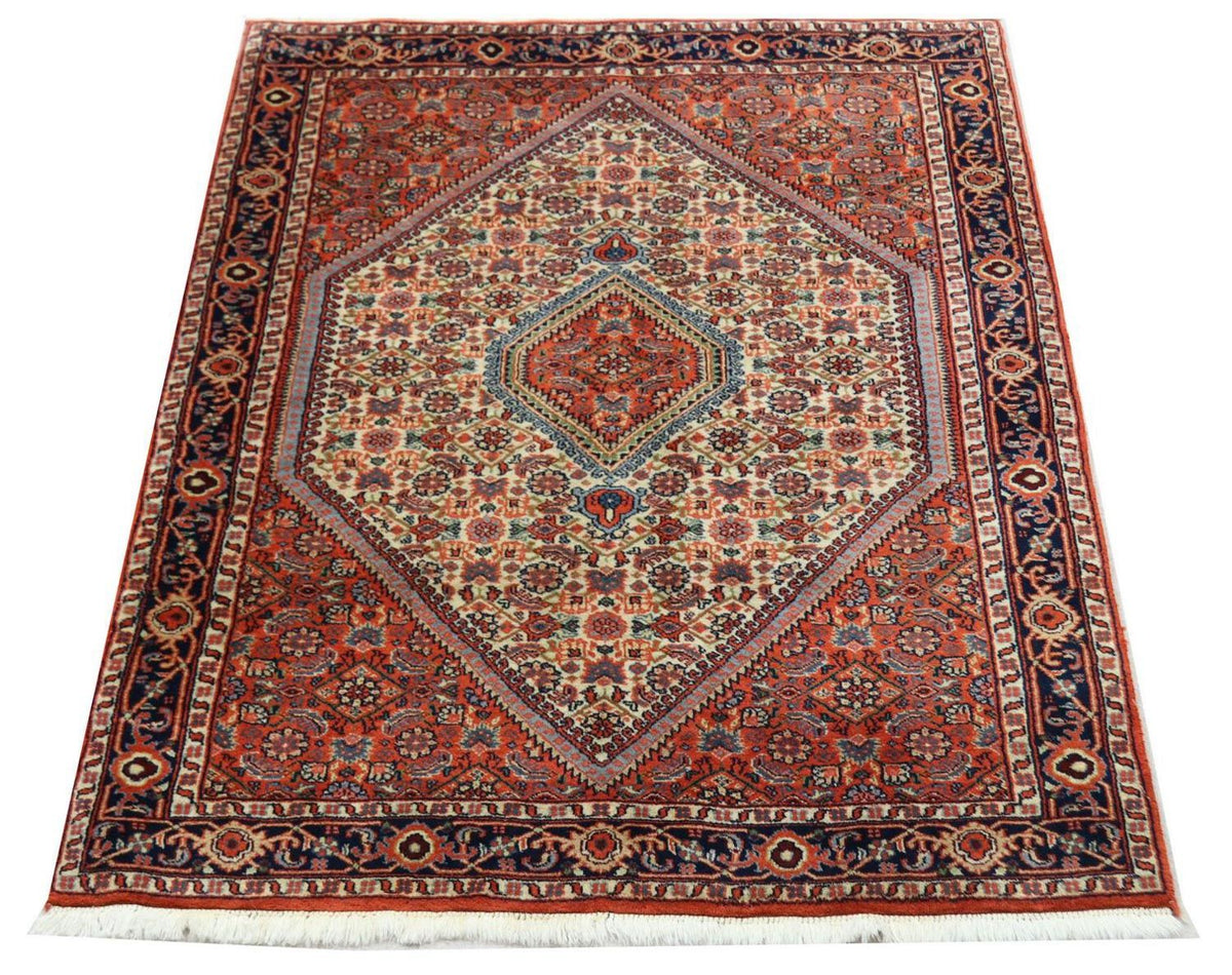 Orientalny dywan - Bijar - Indus - 167 x 117 cm - czerwony