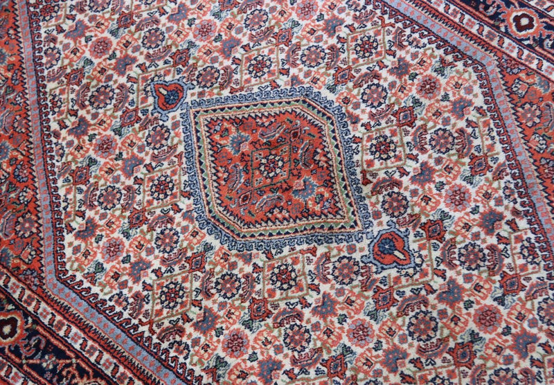 Orientalny dywan - Bijar - Indus - 167 x 117 cm - czerwony