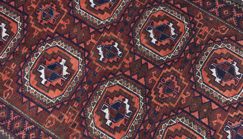 Dywan beludżycki - 163 x 95 cm - brązowy