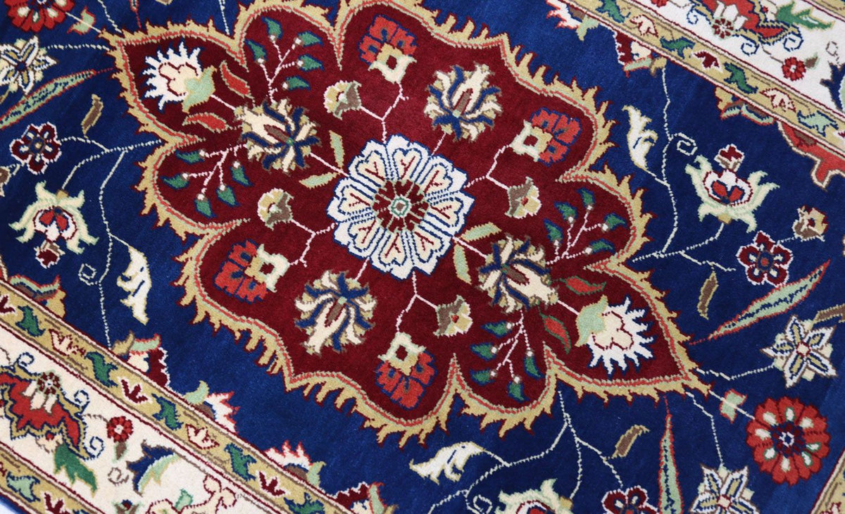 Dywan Zieglera - 152 x 102 cm - ciemnoniebieski