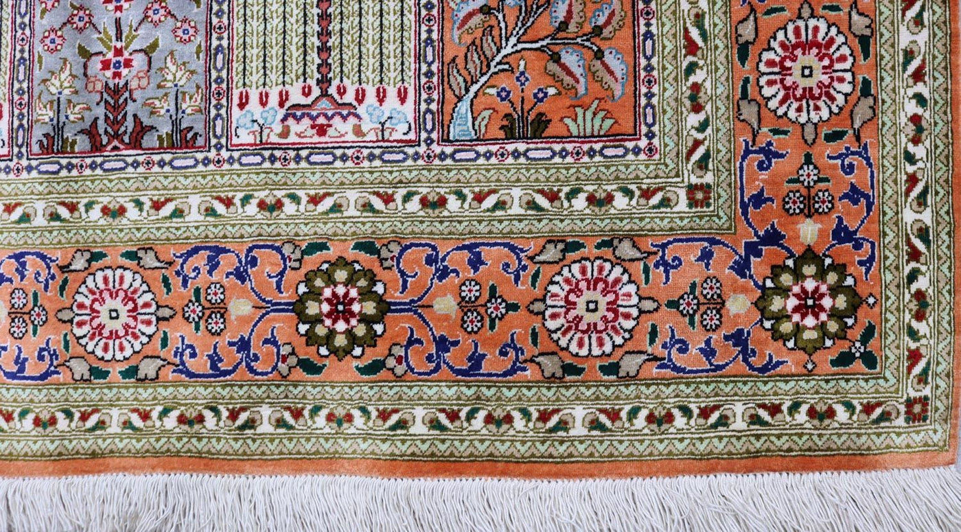 Qom jedwab Dywan 157x100cm - Dywan perski
