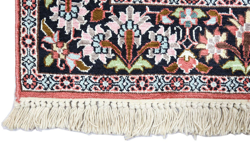 Jedwabny dywan - Kashmir Silk - 152 x 91 cm - ciemna czerwień