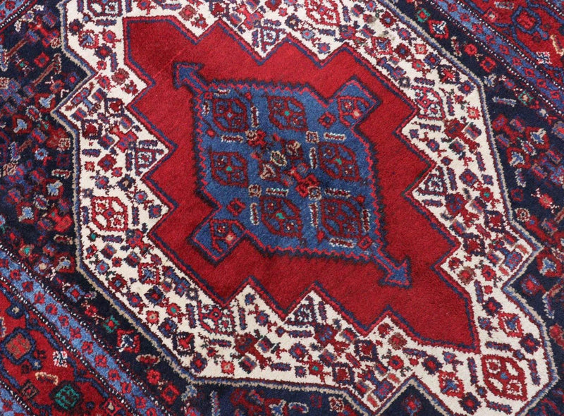 Dywan perski - Klasyczny - 150 x 116 cm - ciemnoniebieski