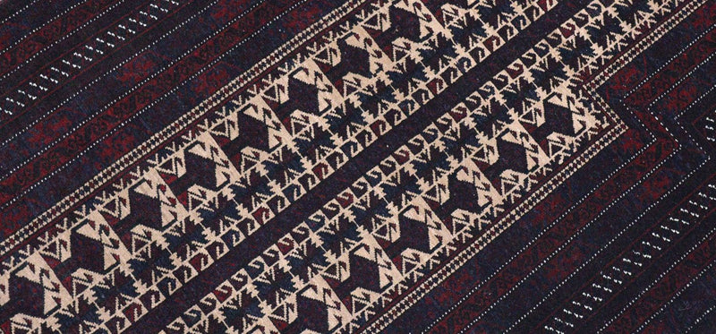 Dywan afgański - 150 x 95 cm - ciemna czerwień