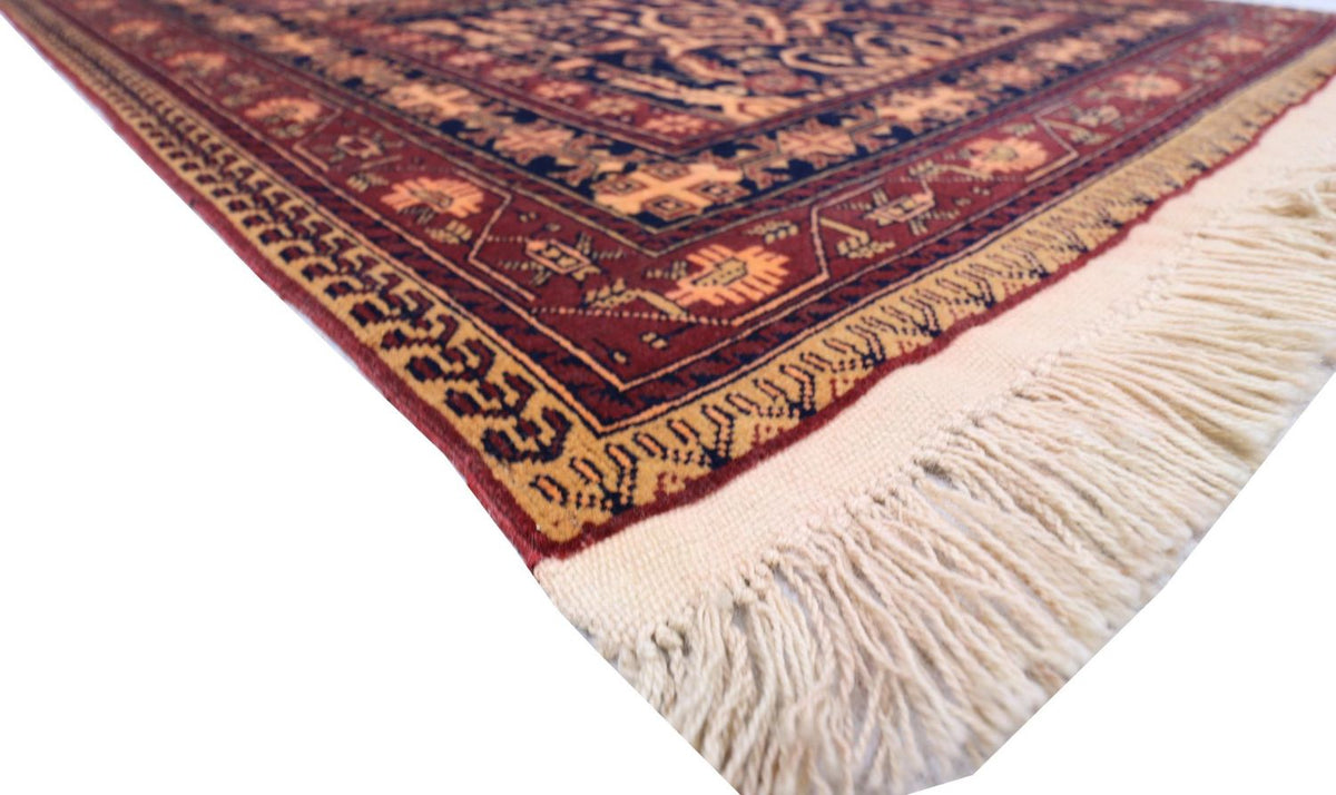 Dywan afgański - 150 x 100 cm - czarny