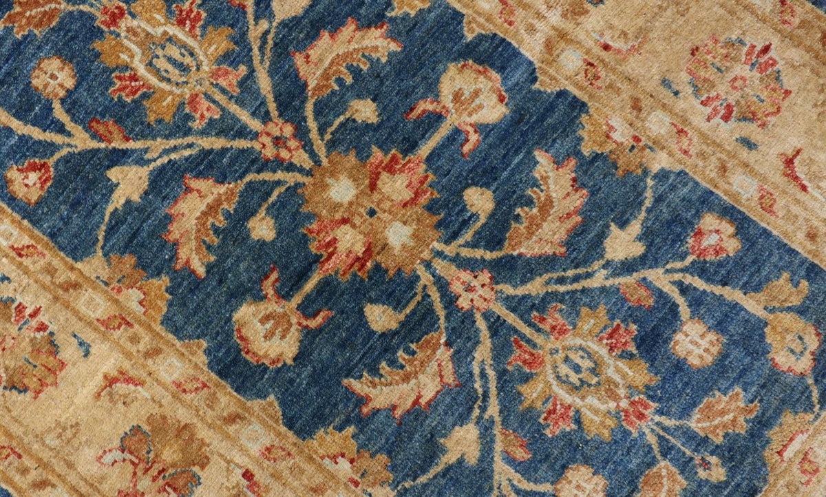 Dywan Zieglera - 120 x 80 cm - morski błękit