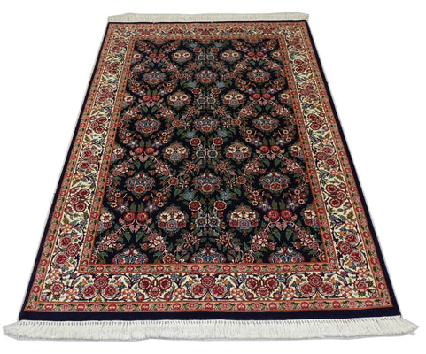 Dywan orientalny - 215 x 123 cm - czarny