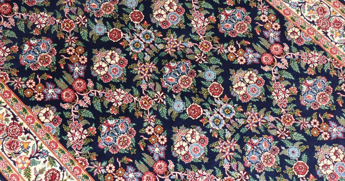 Dywan orientalny - 215 x 123 cm - czarny