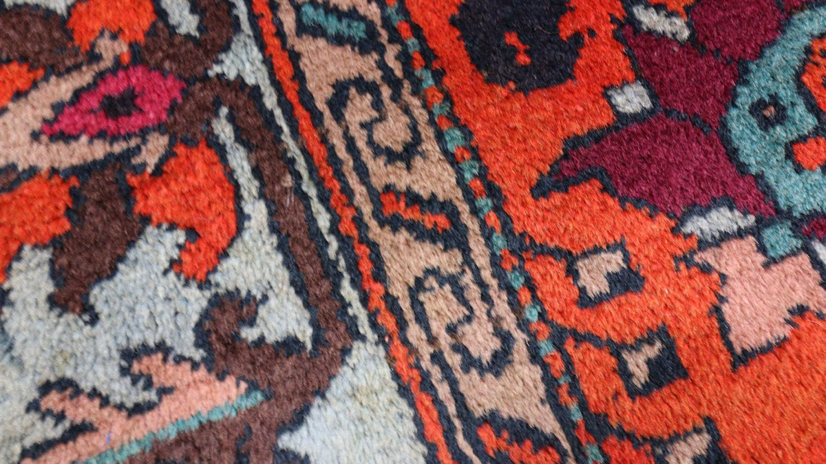 Dywan orientalny - 210 x 133 cm - ciemna czerwień