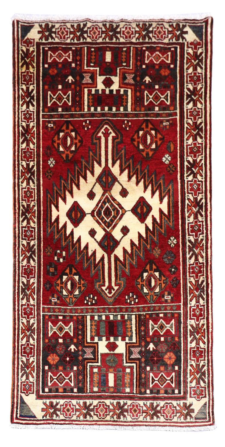 Biegacz Perski dywan - Nomadyczny - 245 x 135 cm - czerwony