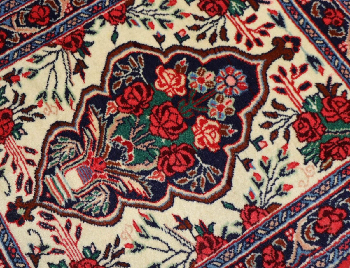 Dywan perski - Bijar - 67 x 55 cm - czerwony