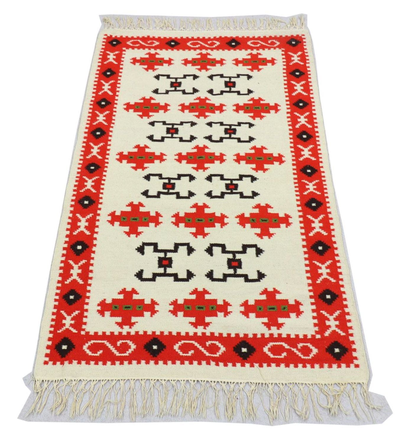 Nowoczesny kilim Dywan 160x100cm - Perserteppich Wollteppich