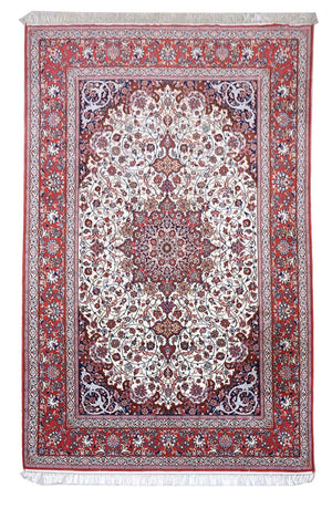 Dywan perski - Isfahan - Premium - 303 x 202 cm - beżowy