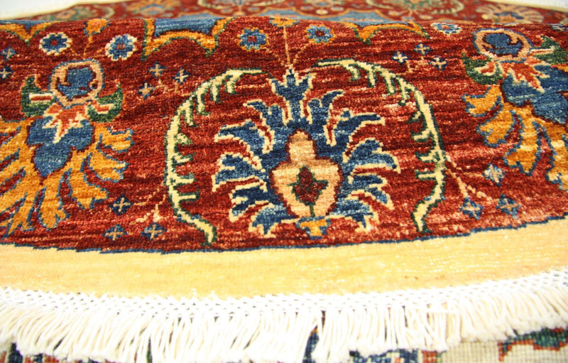 Dywan Zieglera okrągły  - 245 x 241 cm - beżowy