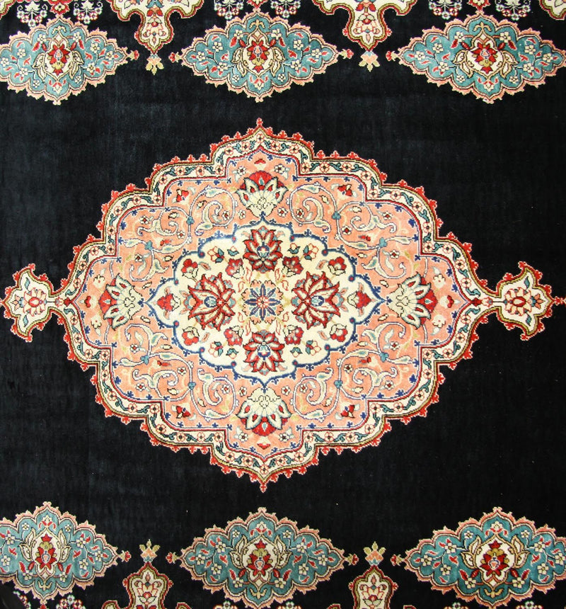 Jedwabny dywan - Hereke Silk - Premium - 270 x 180 cm - niebieski