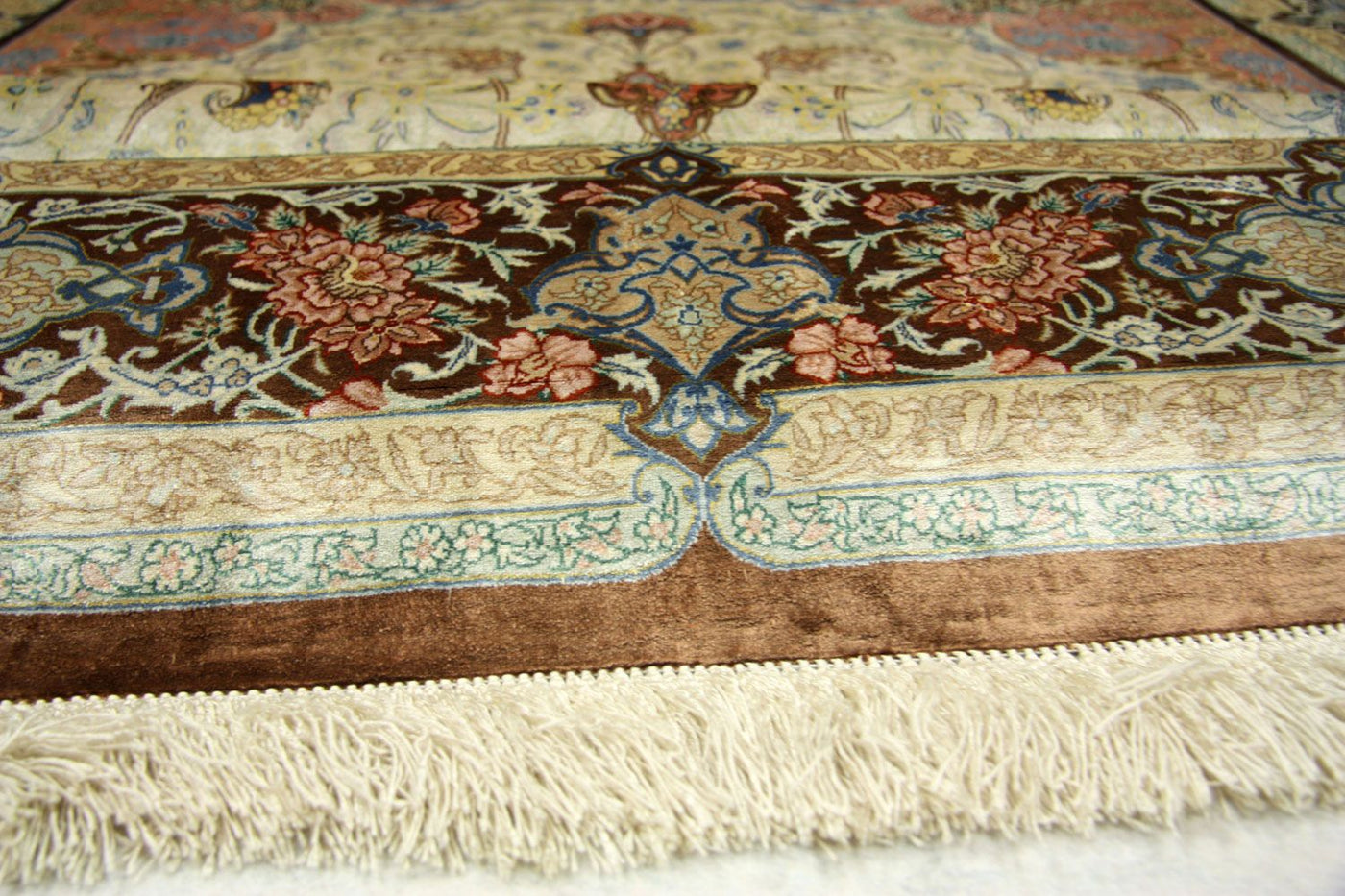 Qom jedwab Dywan 240x155cm - Dywan perski