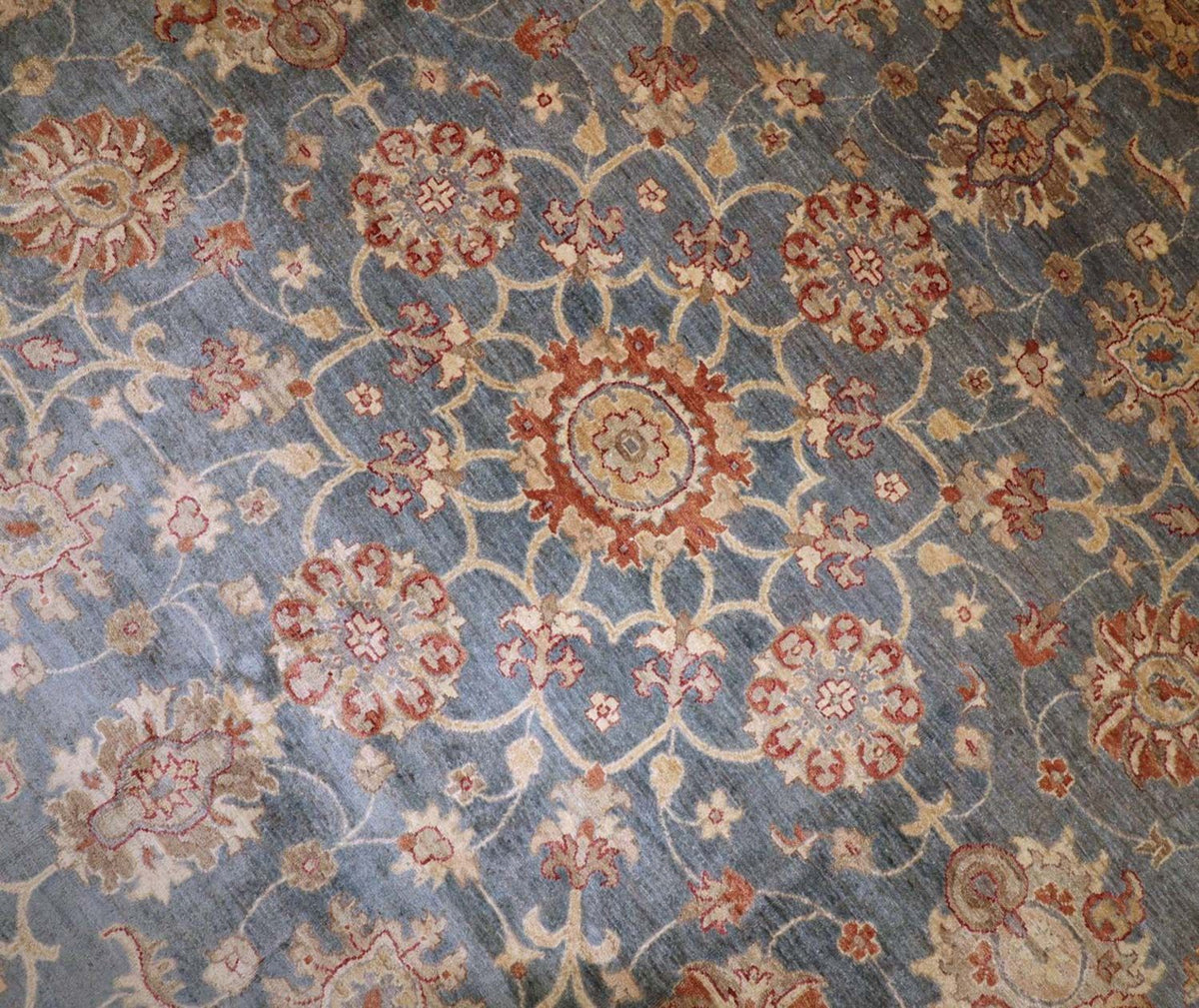 Dywan Zieglera okrągły  - 310 x 303 cm - szary