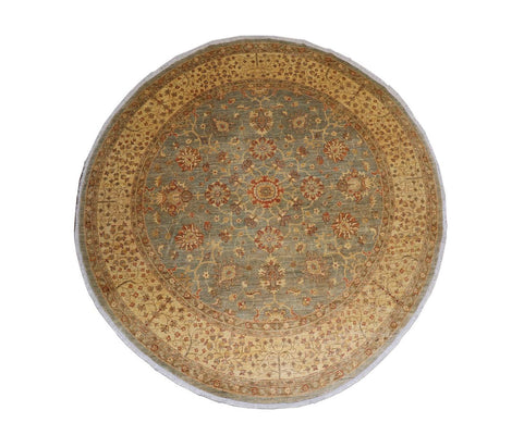 Dywan Zieglera okrągły  - 307 x 305 cm - brązowy